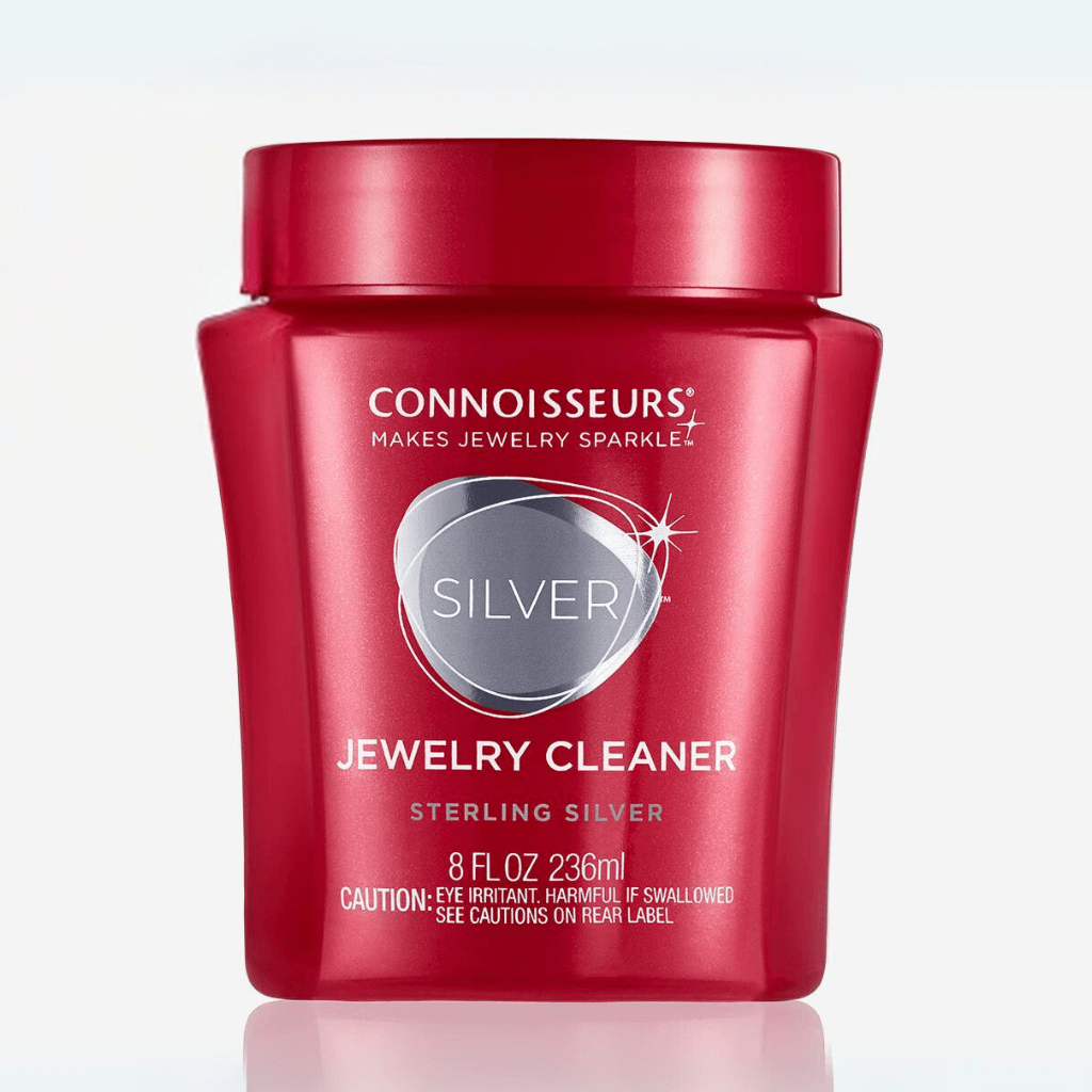 Silver jewellery cleaner by Connoisseurs on white background